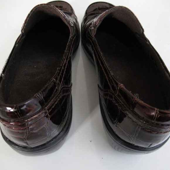 Clarks Bendables Patent Croc Embossed Loafers Shoes 38634 - Picture 12 of 14